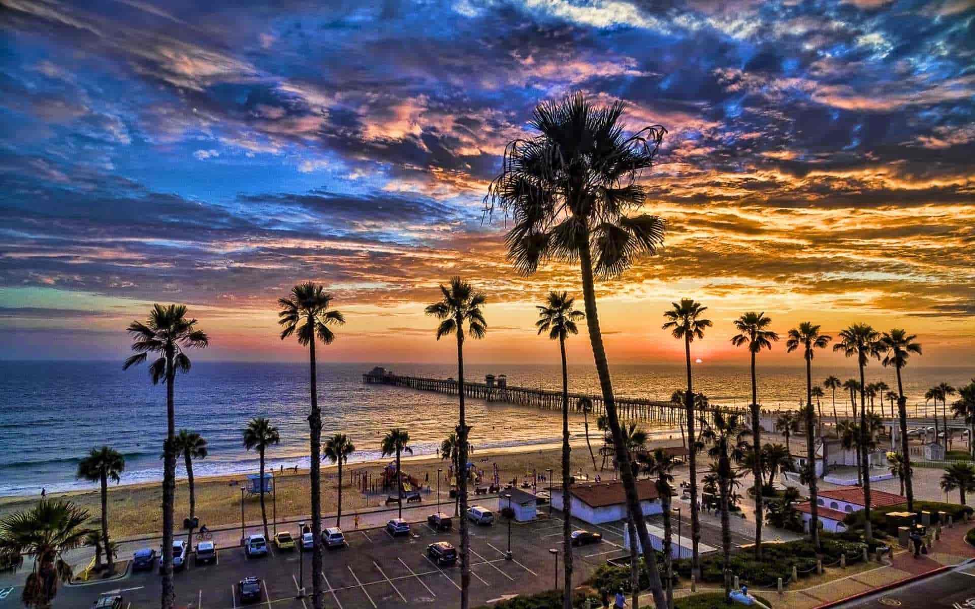 Oceanside Pier Sunset View The Coastal Project California Coast Rentals