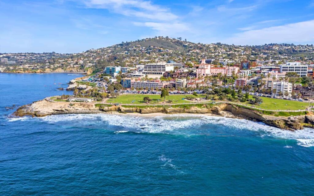 San Diego Coastal Rental Market Factors La Jolla coastline and residential areas in San Diego
