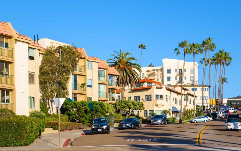 Residential neighborhood in San Diego subject to STRO short-term rental licensing