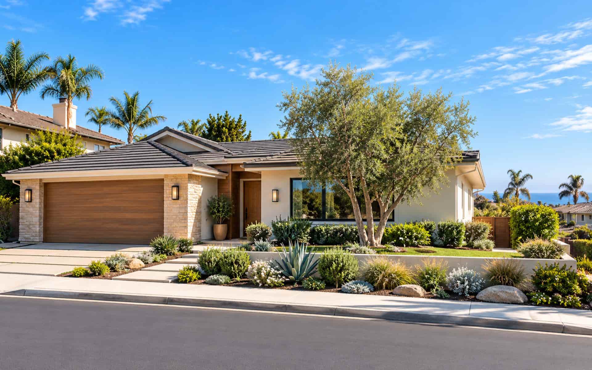 Coastal-style home representing long-term property management in Del Mar, CA